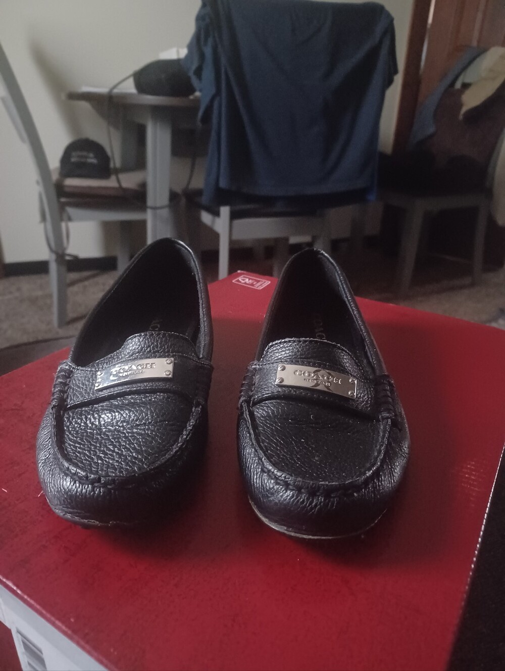 Coach black womans shoes